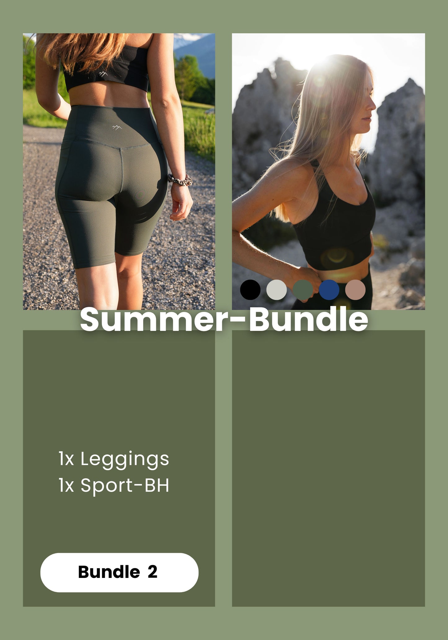 Vezzana Nuovo dark green + Monte Pelmo Sport-BH